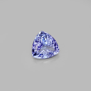 Tanzanita azul natural 1,24ct, trillion, VVS-VS
