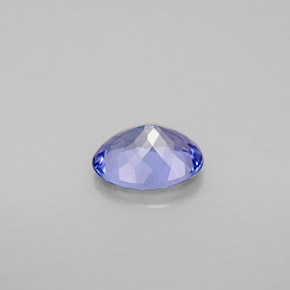 Tanzanita azul natural 1,43ct, corte oval, VVS