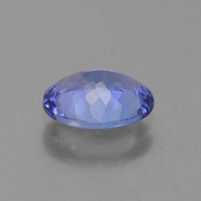 Tanzanita azul natural 1,24ct, corte oval, VVS