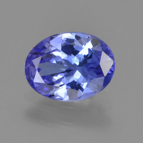 Tanzanita azul natural 1,22ct, corte oval, VVS