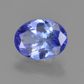 Tanzanita azul natural 1,22ct, corte oval, VVS
