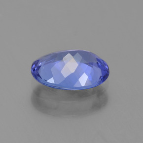 Tanzanita azul natural 1,20ct, corte oval, VVS