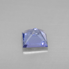 Tanzanita azul natural 0,91ct, quadrado, VVS-VS