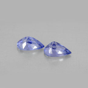 Pedras preciosas de tanzanita violeta natural de  ct, formato de pêra, VVS-VS
