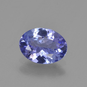 Tanzanita azul natural 1,06ct, corte oval, VS