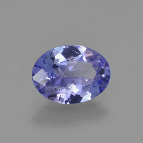 Tanzanita azul natural 1,06ct, corte oval, VS