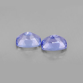 Pedras preciosas de tanzanita violeta natural de  ct, almofada cortada, VVS
