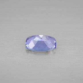 Tanzanita violeta natural 0,82ct, almofada cortada, VVS-VS