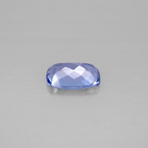 Tanzanita violeta natural 0,69ct, almofada cortada, VVS-VS