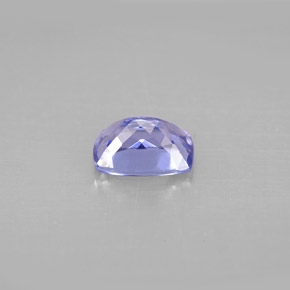 Tanzanita violeta natural 1,03ct, almofada cortada, VVS