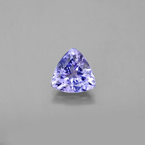 Tanzanita violeta natural 0,63ct, trillion, VS