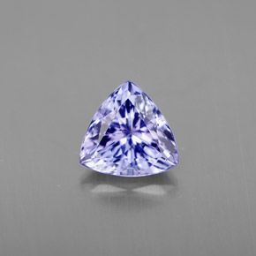 Tanzanita violeta natural 1,14ct, trillion, VVS