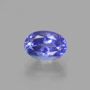 Tanzanita violeta natural 1,72ct, corte oval, VVS-VS