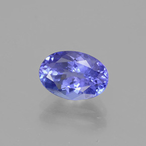 Tanzanita violeta natural 1,72ct, corte oval, VVS-VS