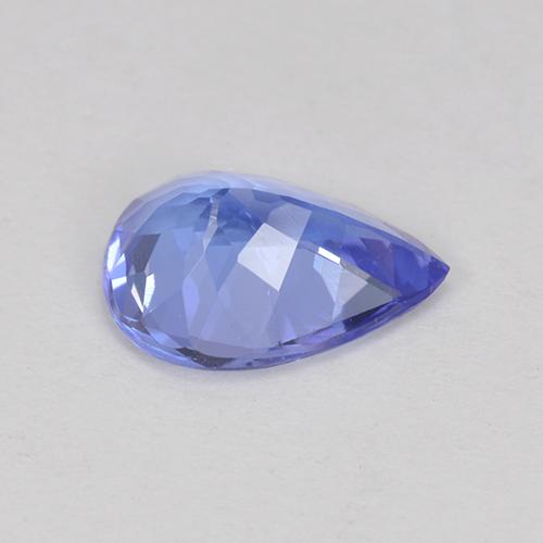 Tanzanita azul natural 1,04ct, formato de pêra, VS