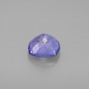 Tanzanita violeta natural 0,99ct, almofada cortada, VVS