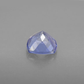 Tanzanita violeta natural 1,07ct, almofada cortada, VVS