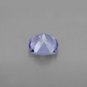 Tanzanita azul natural 1,04ct, almofada cortada, VVS-VS