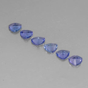 Pedras preciosas de tanzanita azul natural de  ct, trillion, VVS-VS