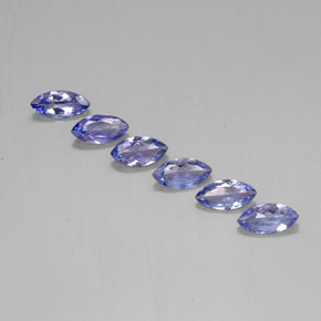 Pedras preciosas de tanzanita azul natural de  ct, marquise, VVS-VS