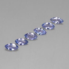 Pedras preciosas de tanzanita azul natural de 1,80 ct, marquise, VVS-VS