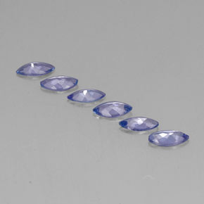 Pedras preciosas de tanzanita azul natural de 1,80 ct, marquise, VVS-VS