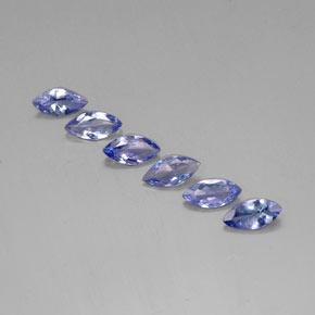 Pedras preciosas de tanzanita azul natural de 1,82 ct, marquise, VVS-VS