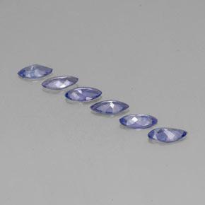 Pedras preciosas de tanzanita azul natural de 1,82 ct, marquise, VVS-VS