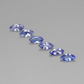 Pedras preciosas de tanzanita azul natural de 1,82 ct, marquise, VVS-VS