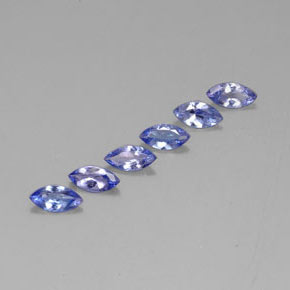 Pedras preciosas de tanzanita azul natural de 1,82 ct, marquise, VVS-VS