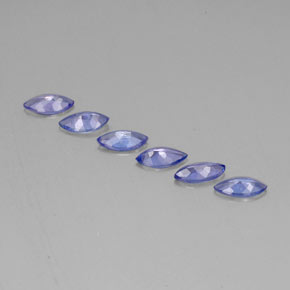 Pedras preciosas de tanzanita azul natural de 1,82 ct, marquise, VVS-VS