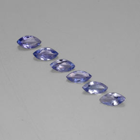 Pedras preciosas de tanzanita azul natural de  ct, marquise, VVS-VS