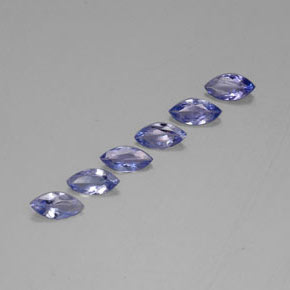 Pedras preciosas de tanzanita azul natural de  ct, marquise, VVS-VS