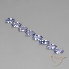 Pedras preciosas de tanzanita azul natural de 2,31 ct, marquise, VVS-VS