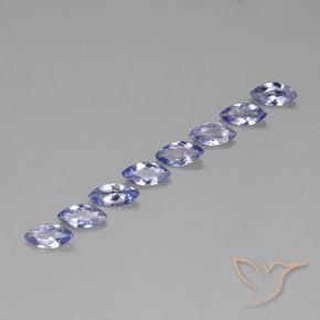 Pedras preciosas de tanzanita azul natural de 2,31 ct, marquise, VVS-VS