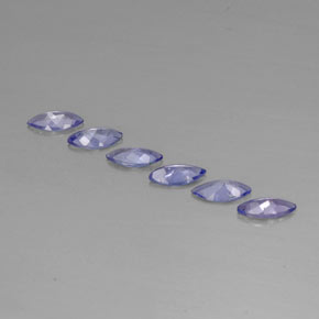Pedras preciosas de tanzanita azul natural de  ct, marquise, VVS-VS