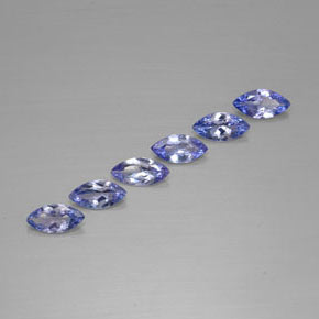 Pedras preciosas de tanzanita azul natural de  ct, marquise, VVS-VS