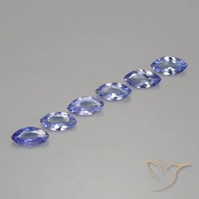 Pedras preciosas de Tanzanita Azul marinho médio natural de 2.10 ct, Marquesa, VVS-VS