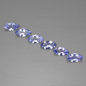 Pedras preciosas de tanzanita azul natural de 1,82 ct, marquise, VVS-VS