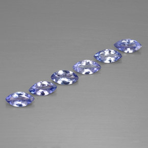 Pedras preciosas de tanzanita azul natural de 1,82 ct, marquise, VVS-VS