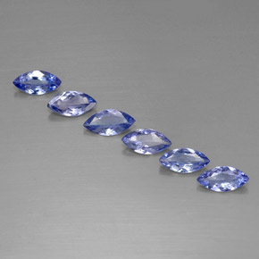 Pedras preciosas de tanzanita azul natural de 1,78 ct, marquise, VVS-VS