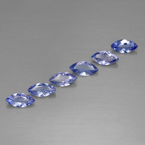 Pedras preciosas de tanzanita azul natural de 1,78 ct, marquise, VVS-VS