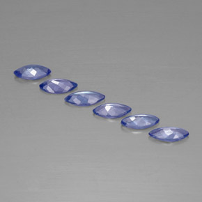 Pedras preciosas de tanzanita azul natural de 1,78 ct, marquise, VVS-VS
