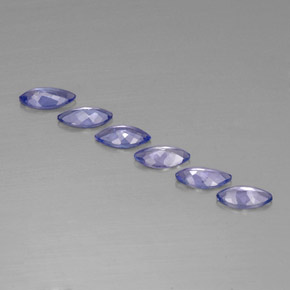 Pedras preciosas de tanzanita azul natural de  ct, marquise, VVS-VS