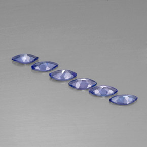 Pedras preciosas de tanzanita azul natural de  ct, marquise, VVS-VS