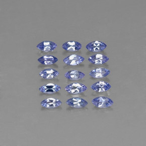 Pedras preciosas de tanzanita azul natural de  ct, marquise, VVS-VS