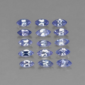 Pedras preciosas de tanzanita azul natural de  ct, marquise, VVS-VS