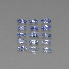 Pedras preciosas de tanzanita azul natural de  ct, marquise, VVS-VS
