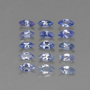 Pedras preciosas de tanzanita azul natural de  ct, marquise, VVS-VS