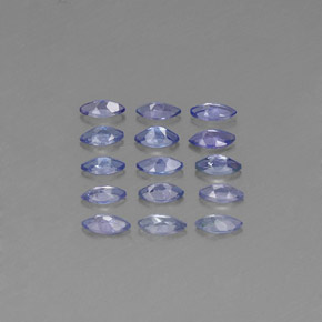 Pedras preciosas de tanzanita azul natural de  ct, marquise, VVS-VS